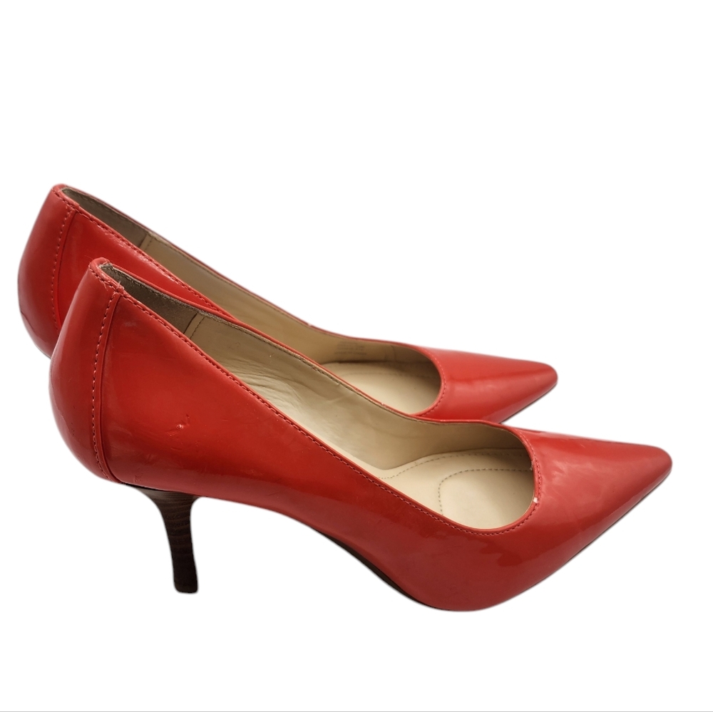 Calvin Klein Womens Red Heels Size‎ 7.5